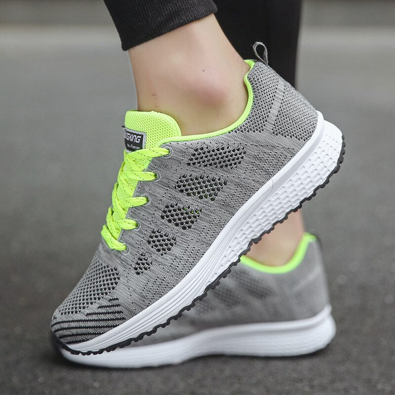 Ayla | Womens Lace Up Casual Walking Sneakers
