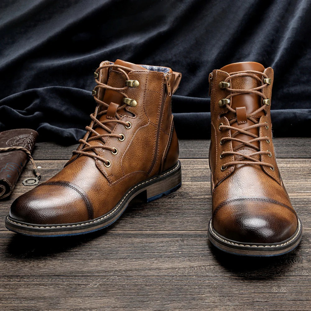 Tommy | Men’s Vintage Leather Ankle Boots