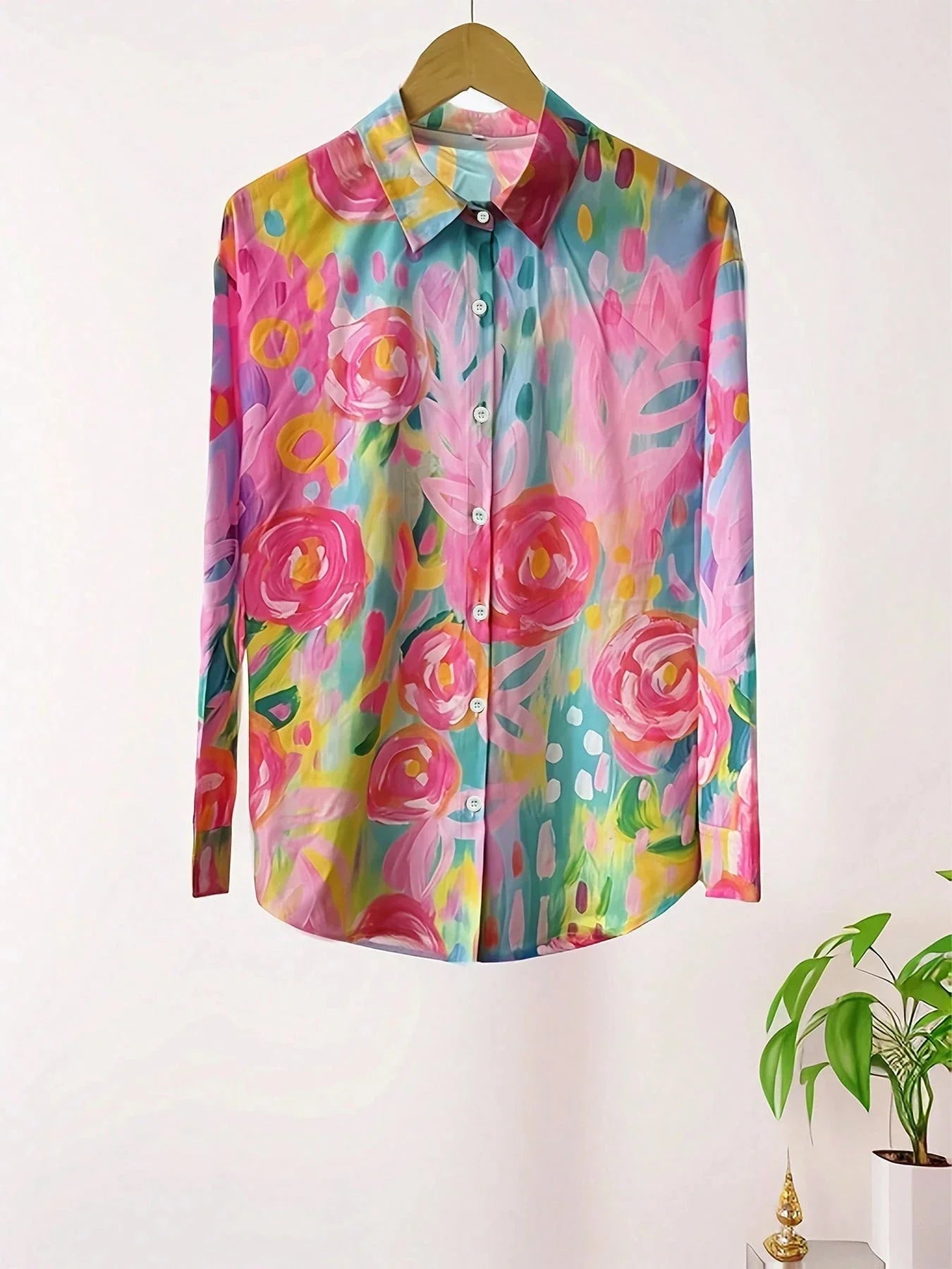 Leonor | Colorful Summer Blouse with Playful Print