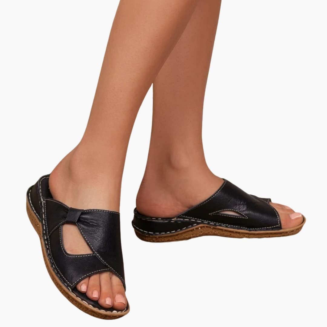 Samantha | Women's Orthopedic Sandals with Contoured Sole and Slip On