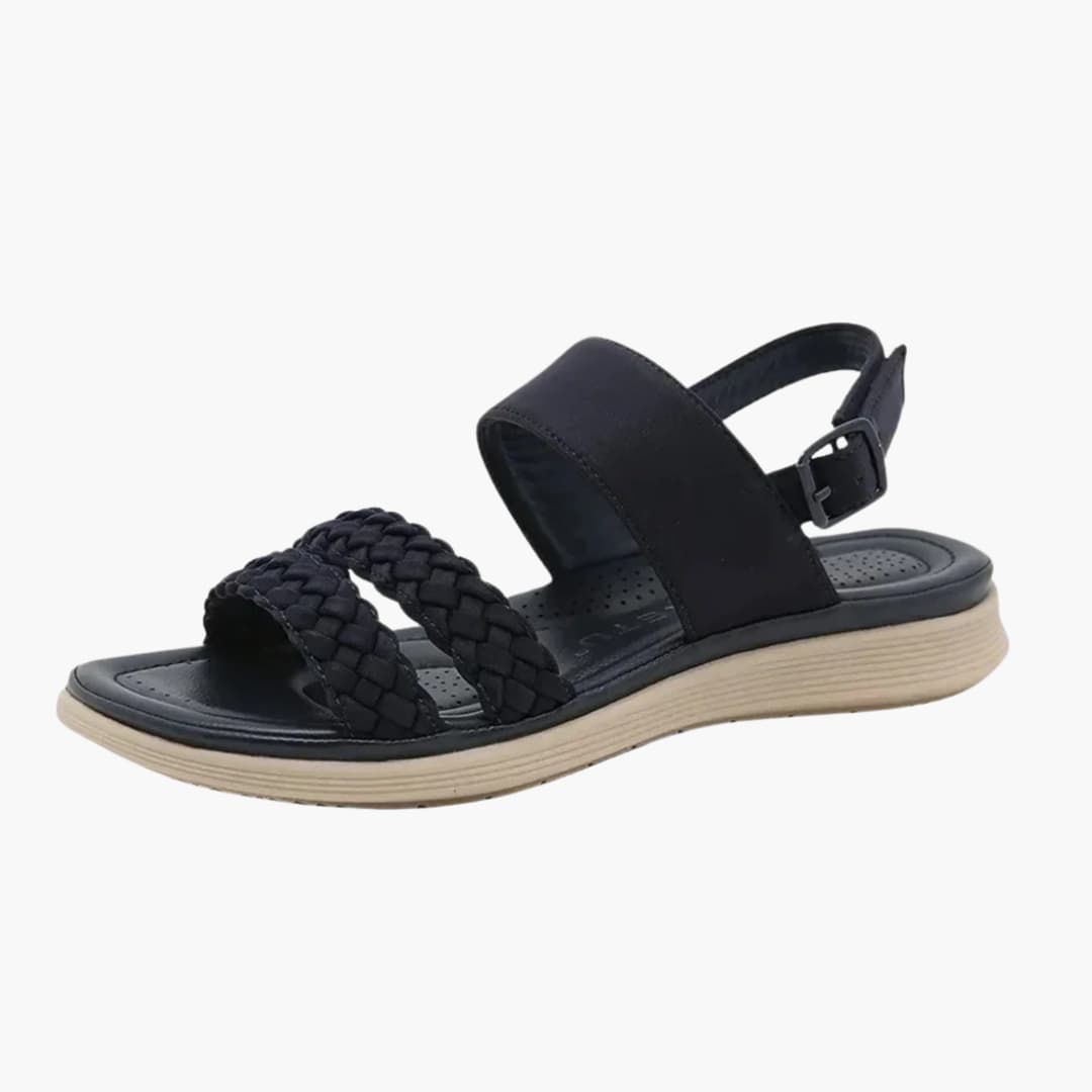 Martha | Women's Wedge Sandals with Vegan Leather Upper and Cushioned Insole