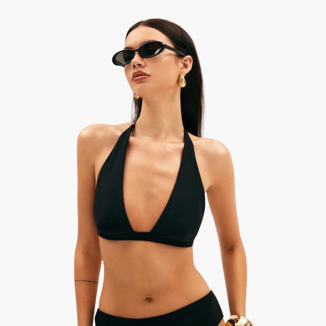 Women's Sunglasses with Oval Frame and Lightweight Construction