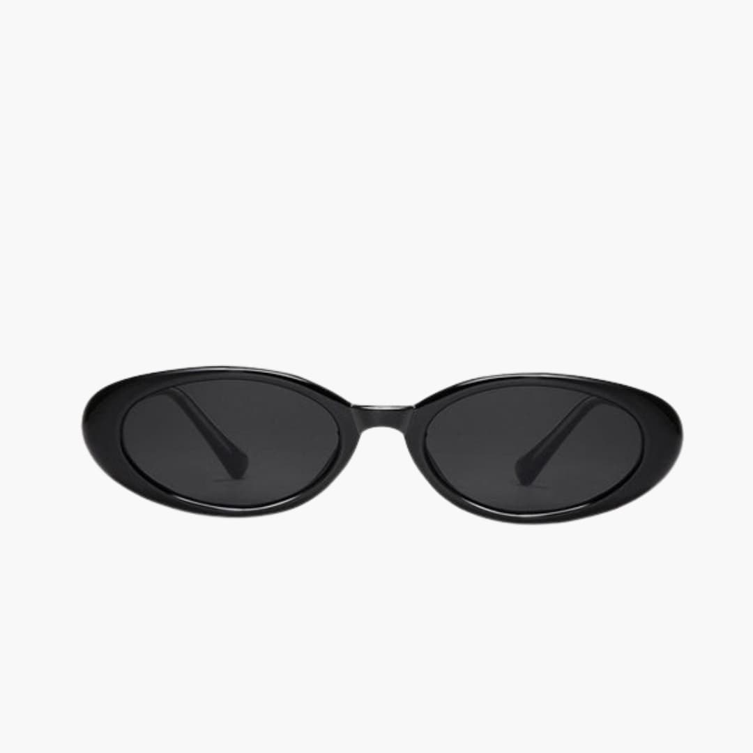 Women's Sunglasses with Oval Lenses and Slim Frame