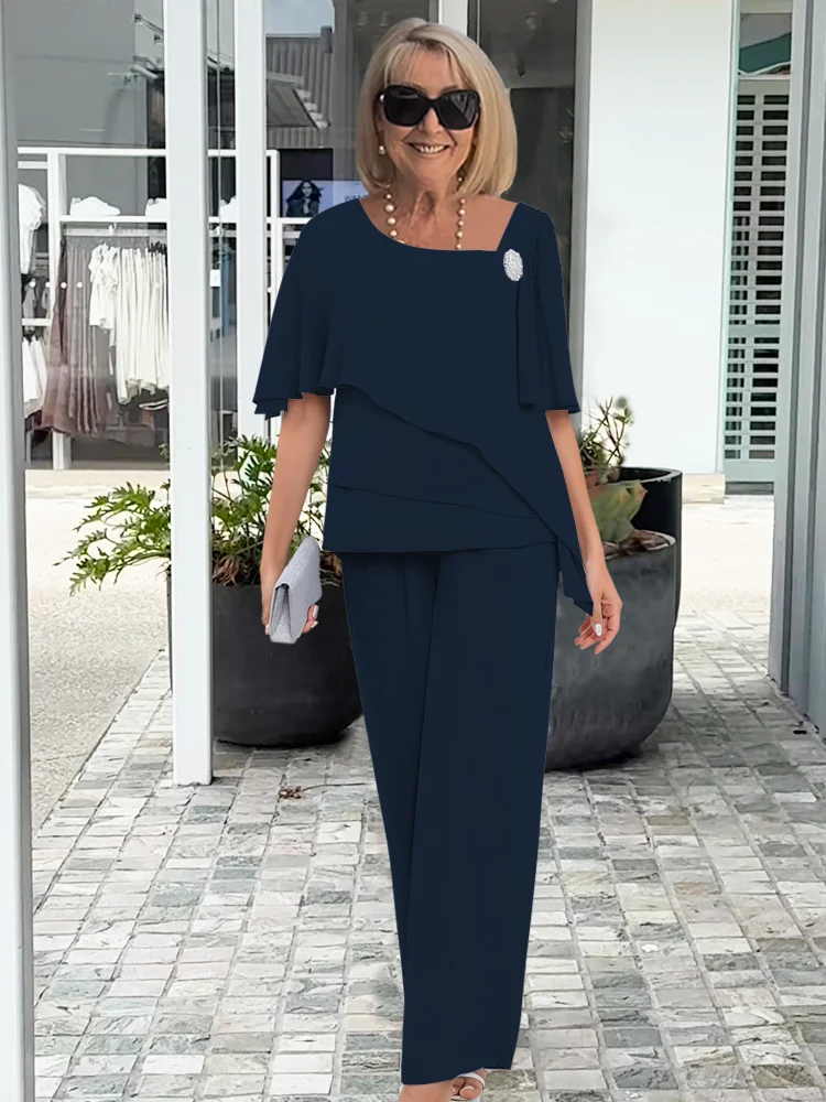 Simone | Women's Two Piece Elegant Pants Set