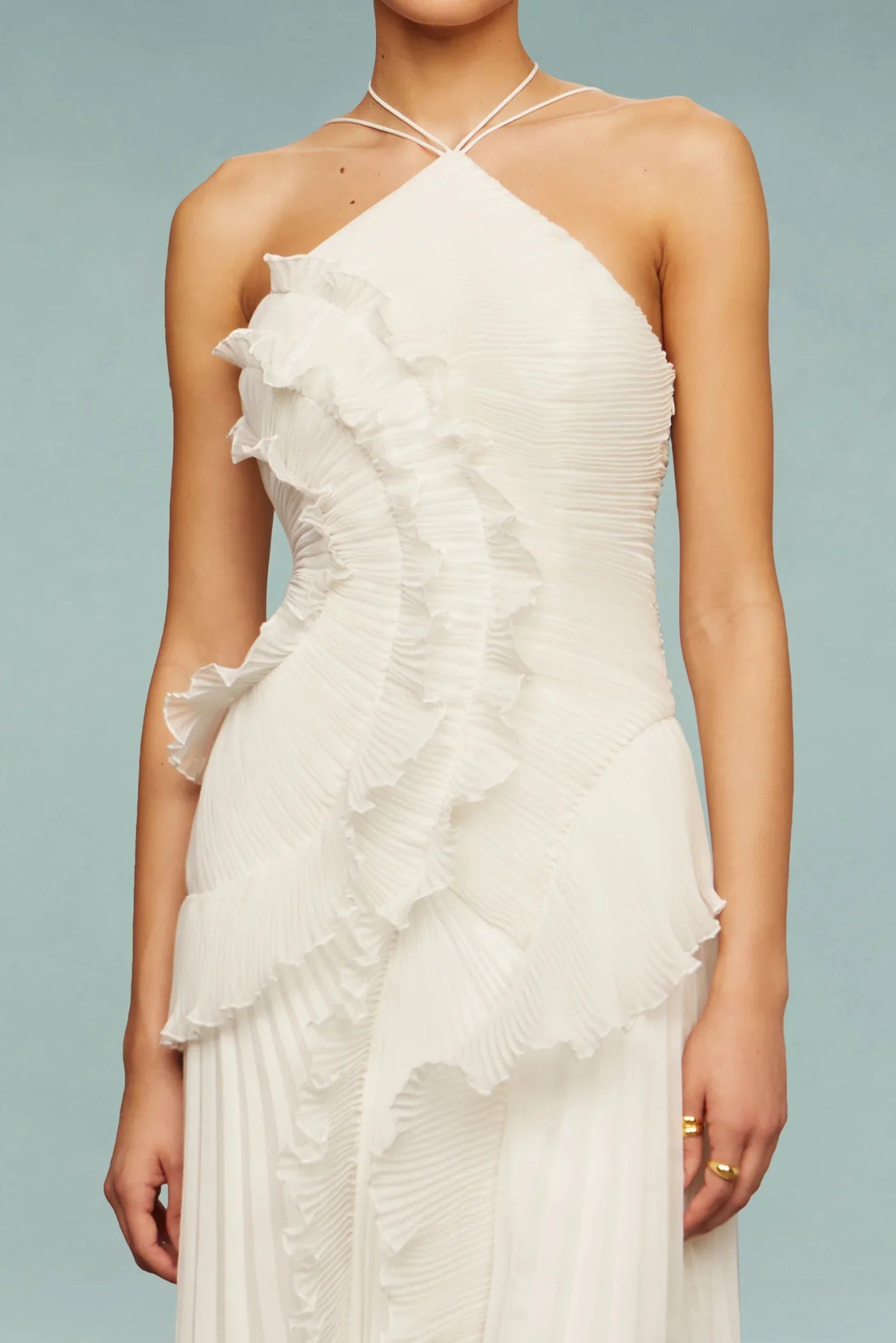 Eleni | Women's One Shoulder Maxi Wedding Guest Dress