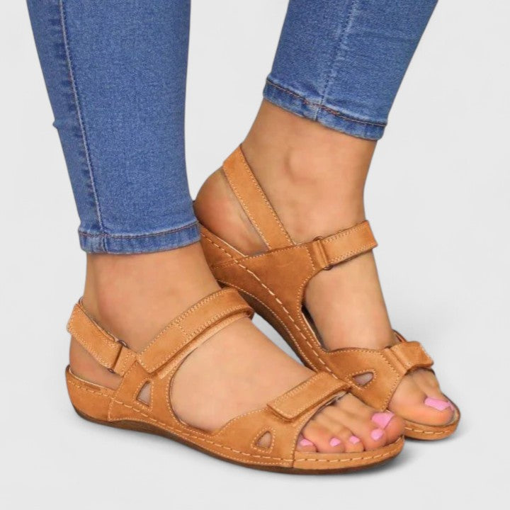 Julia | Women’s Orthopedic Comfort Fit Ankle Strap Sandals