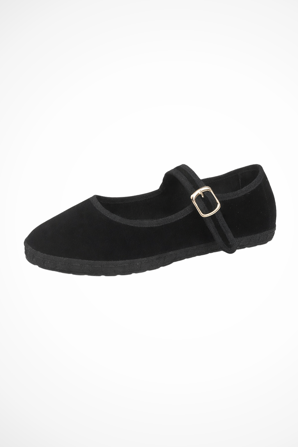 Madalena | Women Round Closed Toe Buckle Strap Mary Jane Ballet Flats
