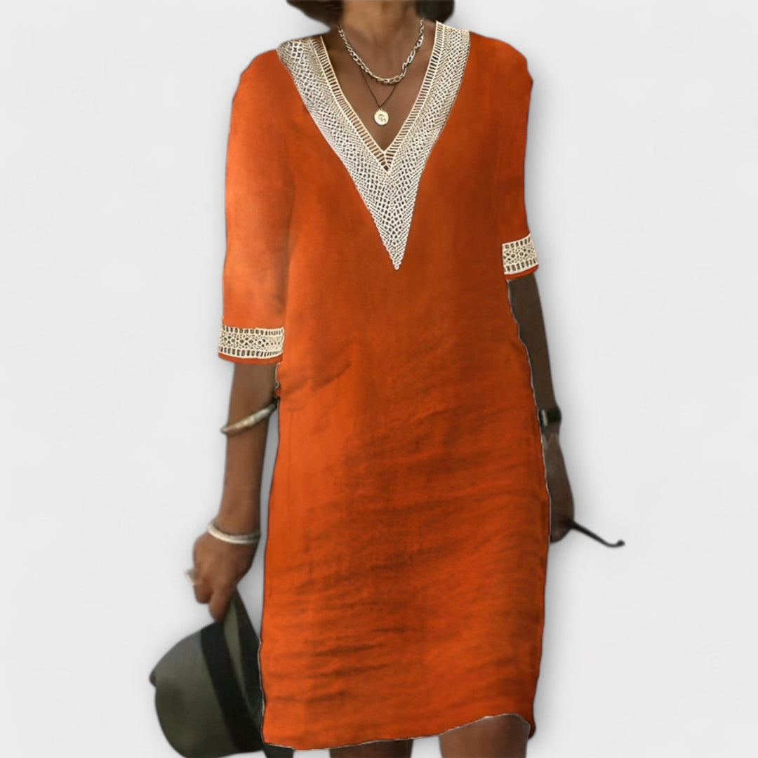 Katie | Summer Short Sleeve Sun Dress