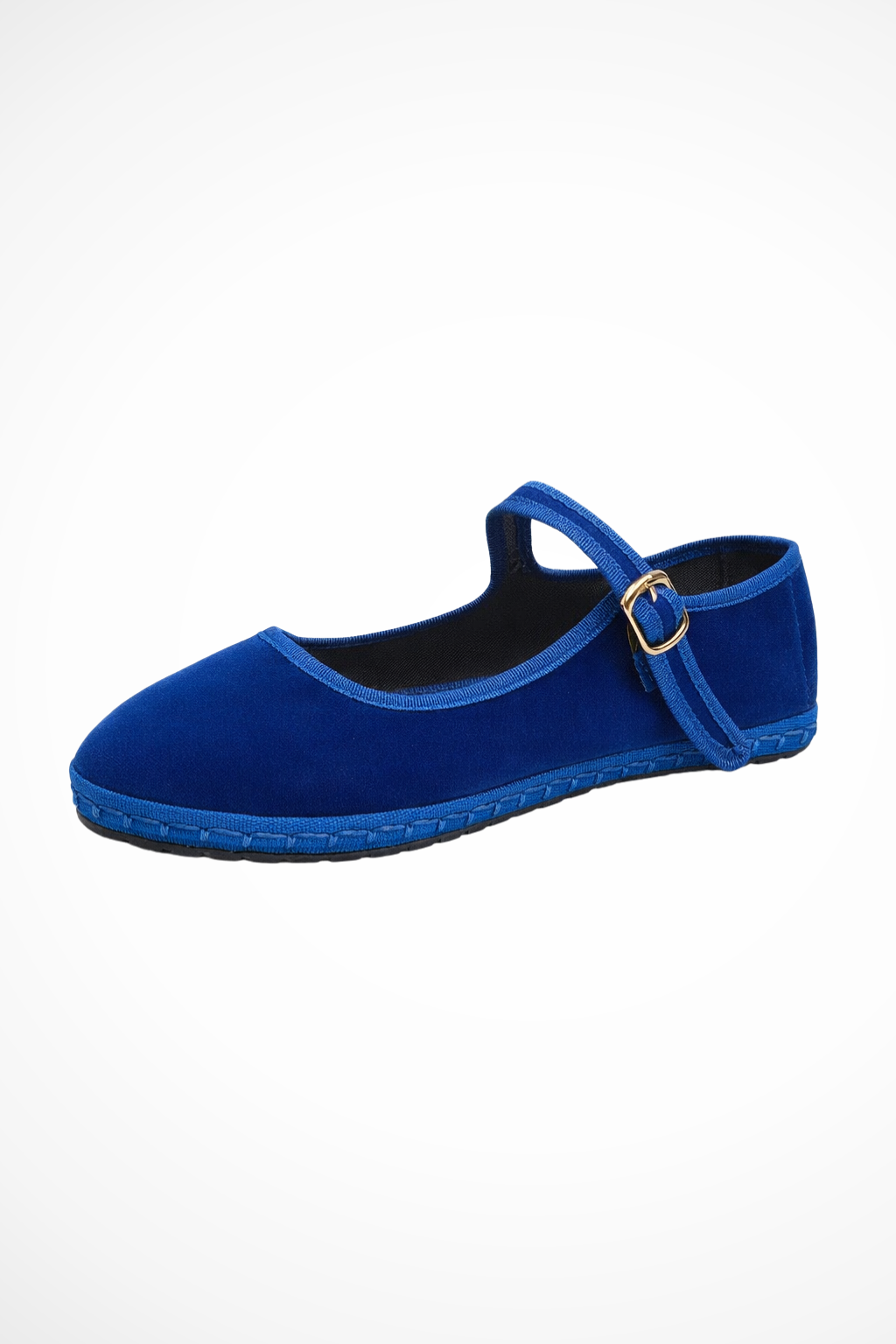 Madalena | Women Round Closed Toe Buckle Strap Mary Jane Ballet Flats