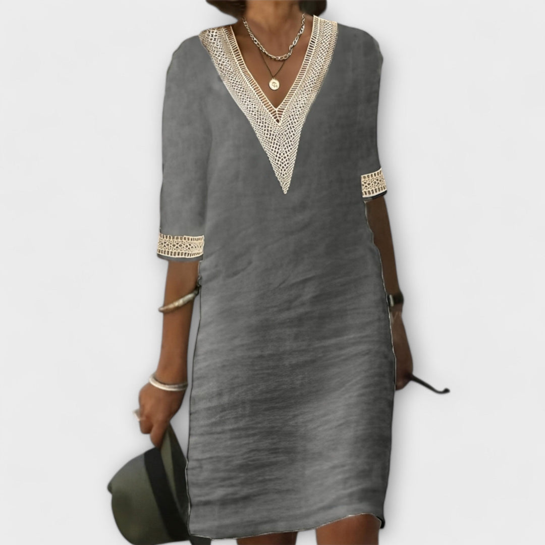 Katie | Summer Short Sleeve Sun Dress