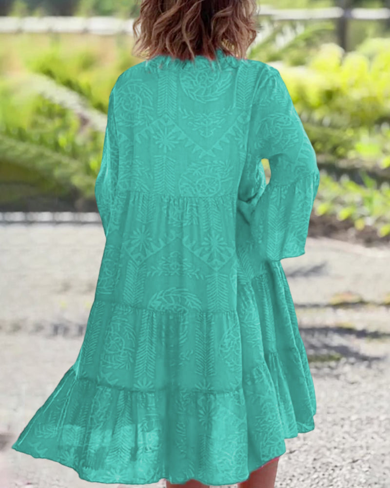 Teresa | Women’s Boho Loose Fit Midi Summer Dress