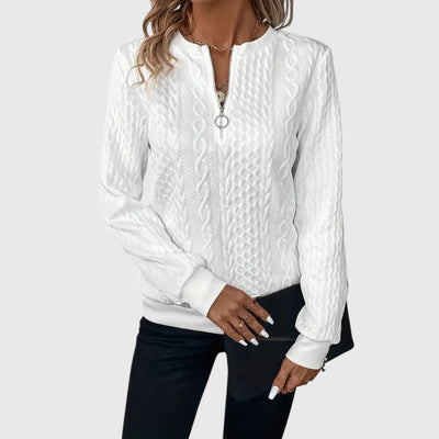 Pauline - Elegant Jumper with Zip