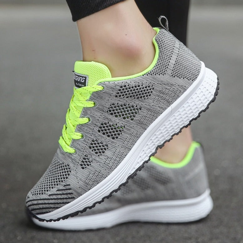 Ayla | Womens Lace Up Casual Walking Sneakers