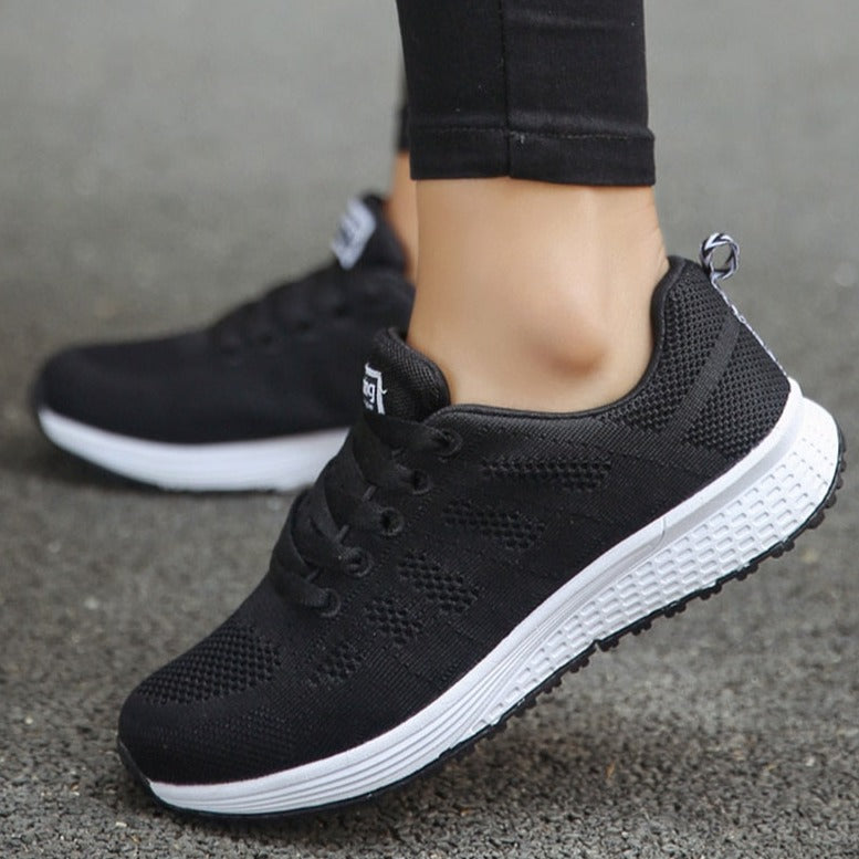 Ayla | Womens Lace Up Casual Walking Sneakers