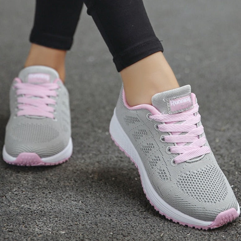 Ayla | Womens Lace Up Casual Walking Sneakers