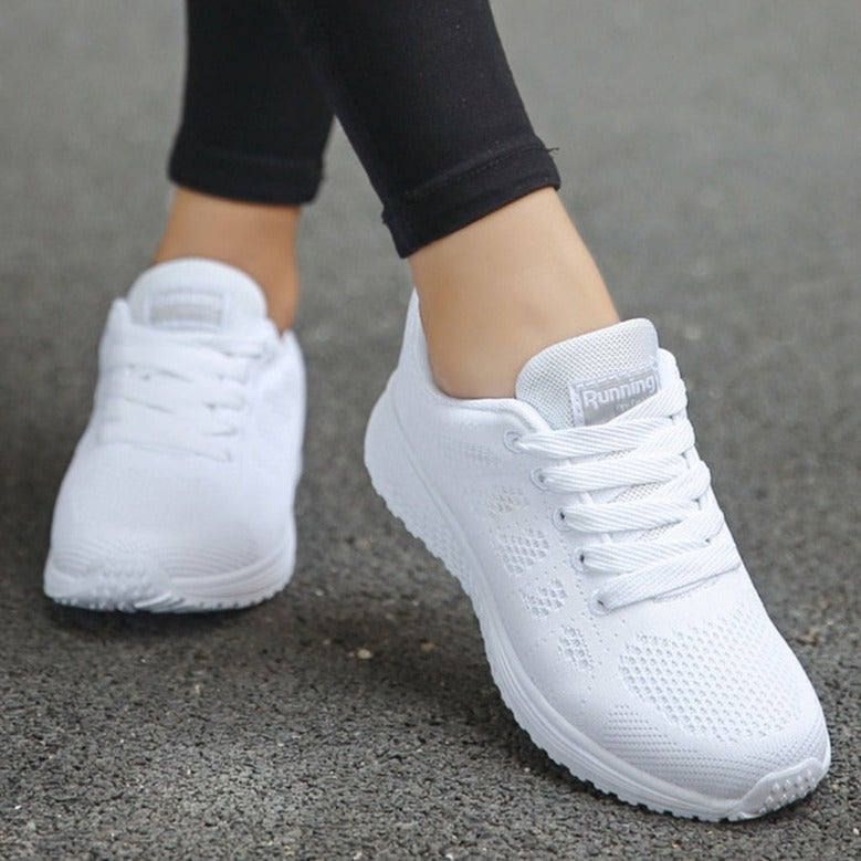 Ayla | Womens Lace Up Casual Walking Sneakers