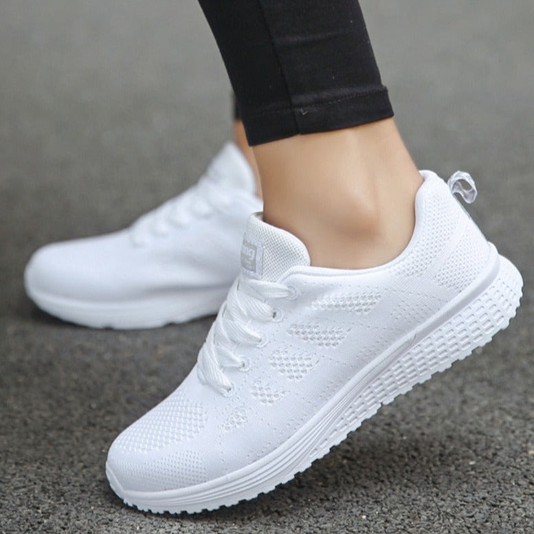 Ayla | Womens Lace Up Casual Walking Sneakers