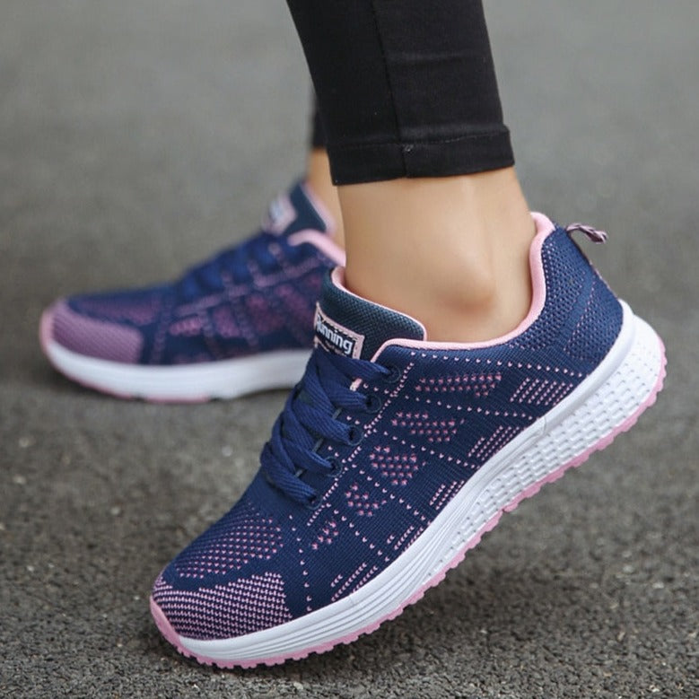 Ayla | Womens Lace Up Casual Walking Sneakers