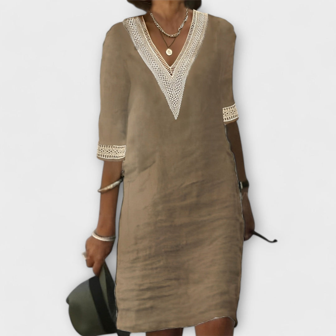 Katie | Summer Short Sleeve Sun Dress