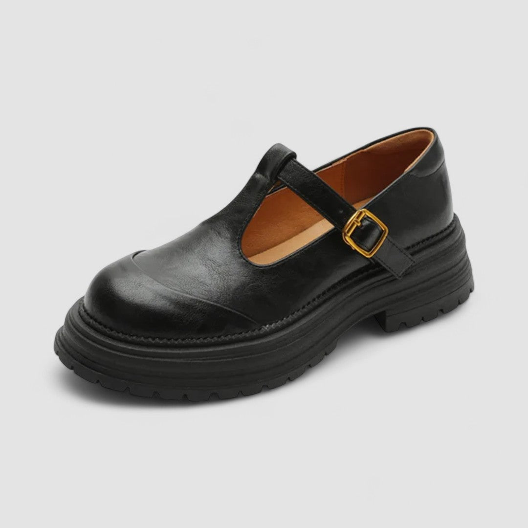 Evelina | Platform T Strap Casual Shoes