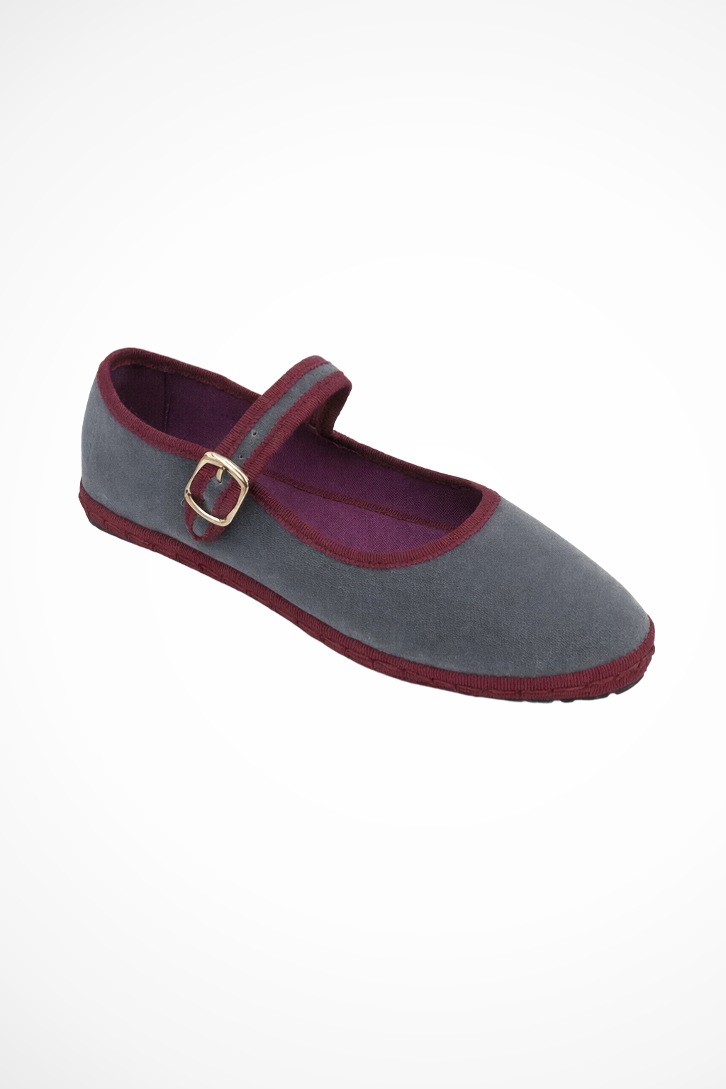 Madalena | Women Round Closed Toe Buckle Strap Mary Jane Ballet Flats