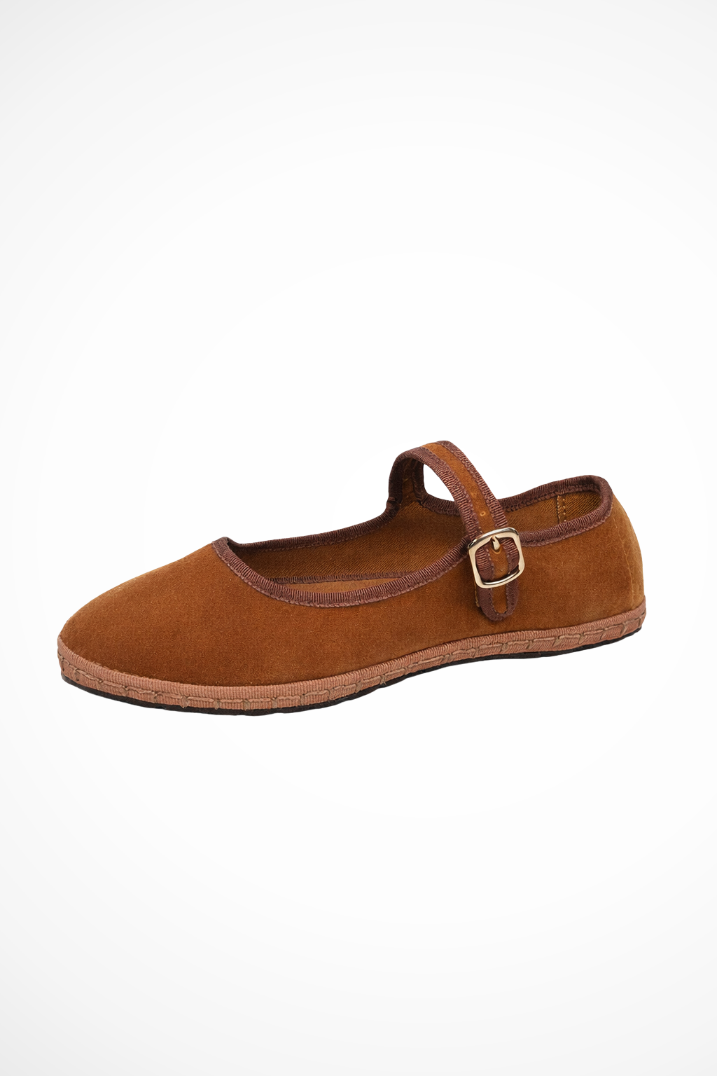 Madalena | Women Round Closed Toe Buckle Strap Mary Jane Ballet Flats