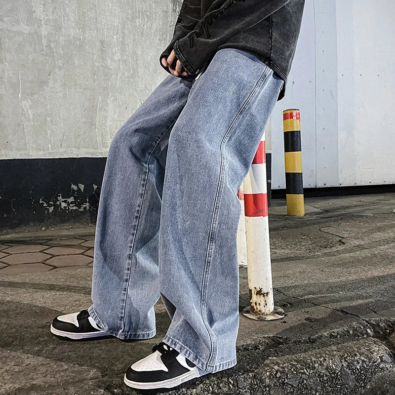 Kyle | Men’s Casual Baggy Wide Leg Jeans