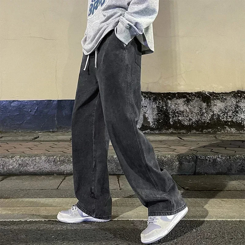Kyle | Men’s Casual Baggy Wide Leg Jeans