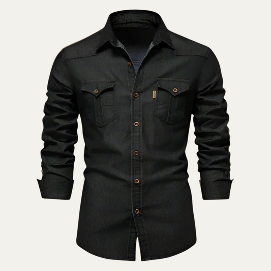 Ashlin | Men’s Denim Casual Shirt