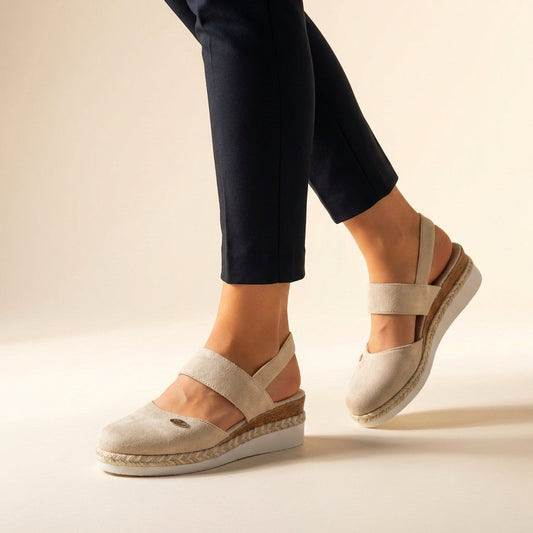 Elsie | Women’s Comfort Fit Orthopedic Espadrille Platform Sandals