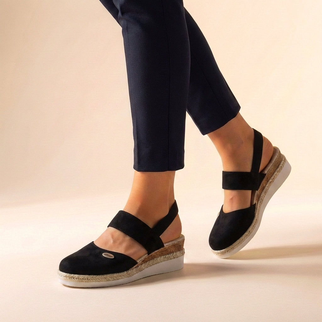 Elsie | Women’s Comfort Fit Orthopedic Espadrille Platform Sandals