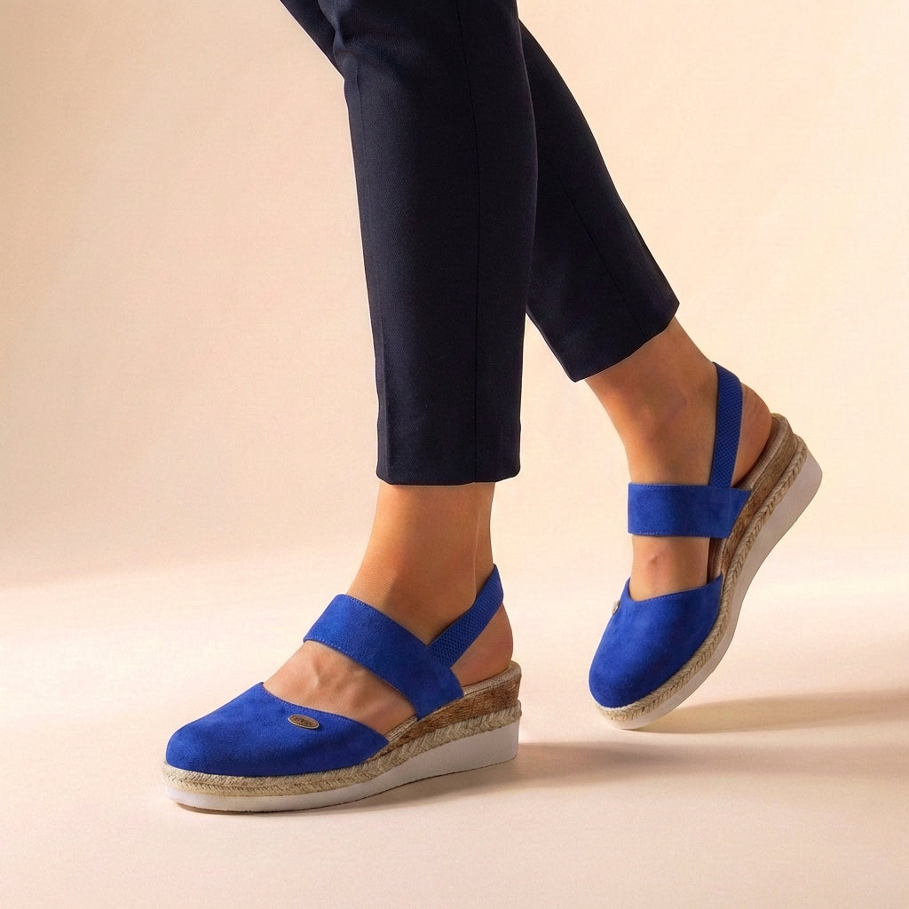 Elsie | Women’s Comfort Fit Orthopedic Espadrille Platform Sandals