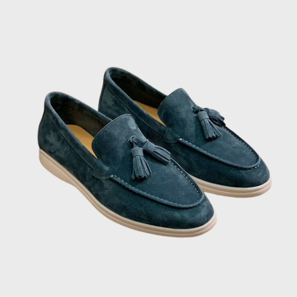 Benito | Men’s Suede Loafers Summer Soft Slip‑On Elegance