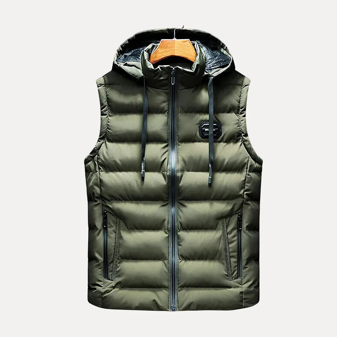 Edison | Men’s Luxury Hooded Vest