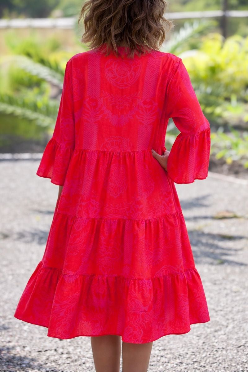 Teresa | Women’s Boho Loose Fit Midi Summer Dress