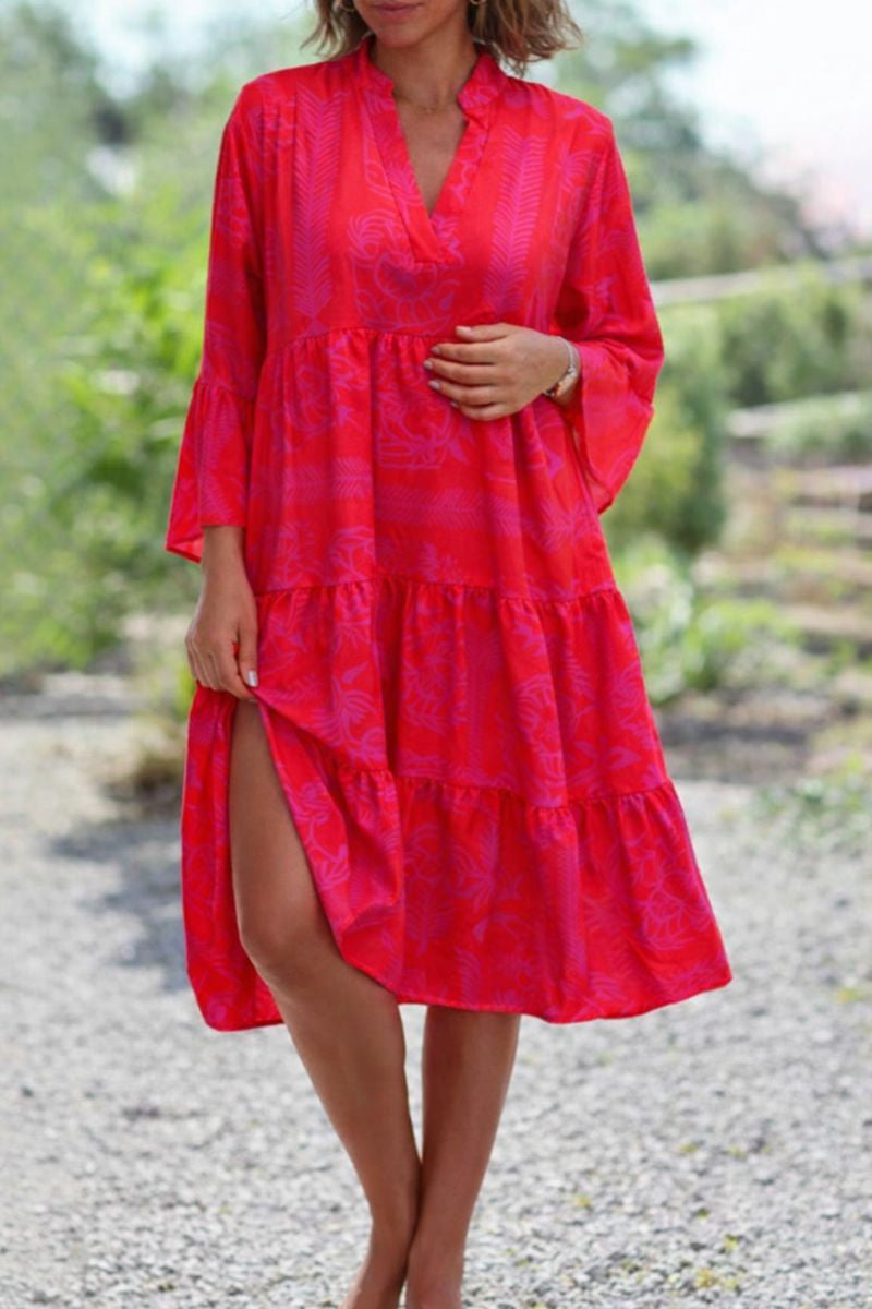 Teresa | Women’s Boho Loose Fit Midi Summer Dress