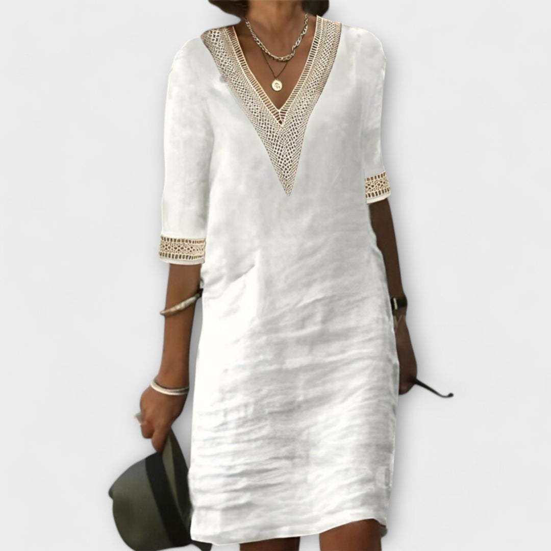 Katie | Summer Short Sleeve Sun Dress