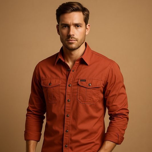 Dorian | Men’s Rugged Cotton Cargo Shirt