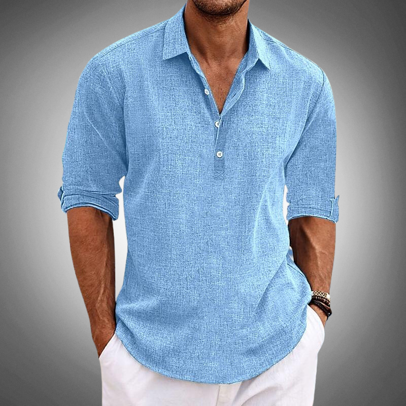 Saul | Men’s Classic Premium Linen Shirt
