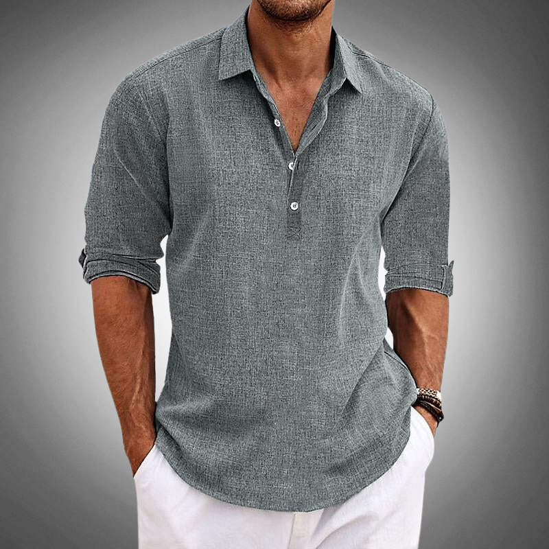 Saul | Men’s Classic Premium Linen Shirt