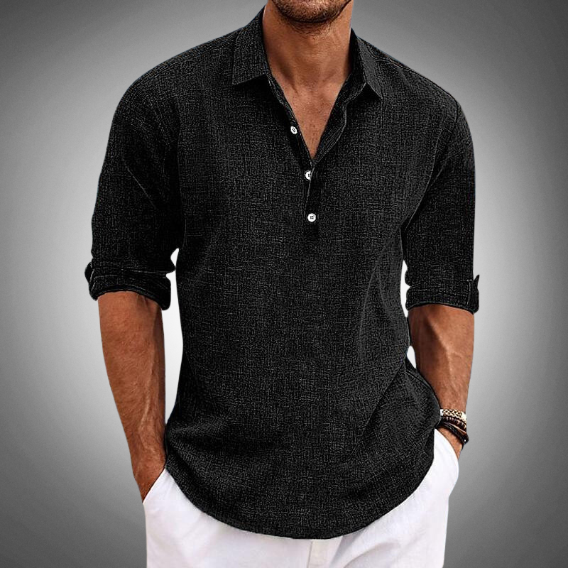 Saul | Men’s Classic Premium Linen Shirt
