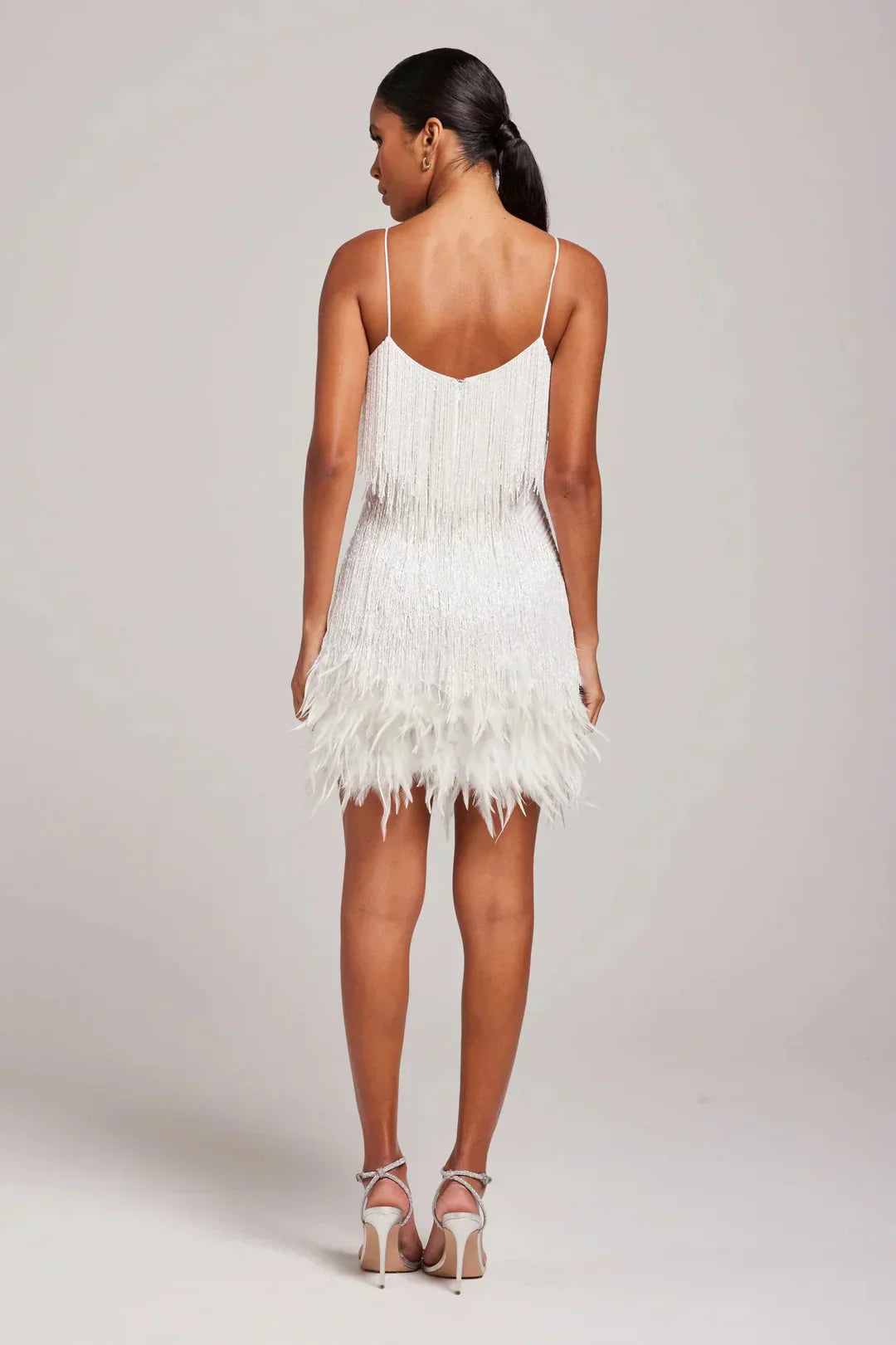 Gabrielle | Women’s Feather Fringe Mini Dress