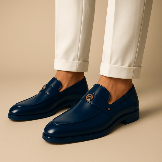 Giviny | Men’s Clean Cut Leather Loafers
