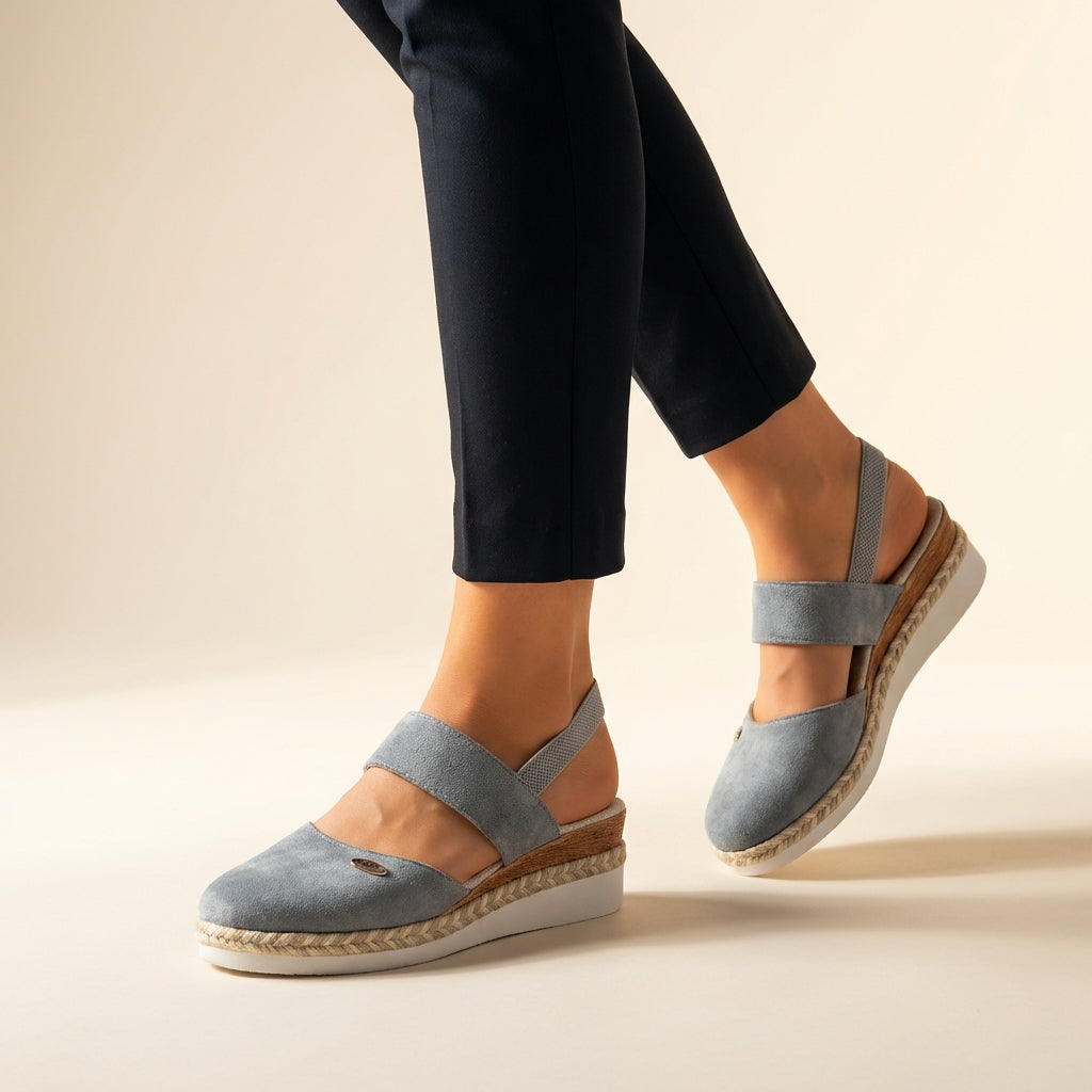 Elsie | Women’s Comfort Fit Orthopedic Espadrille Platform Sandals