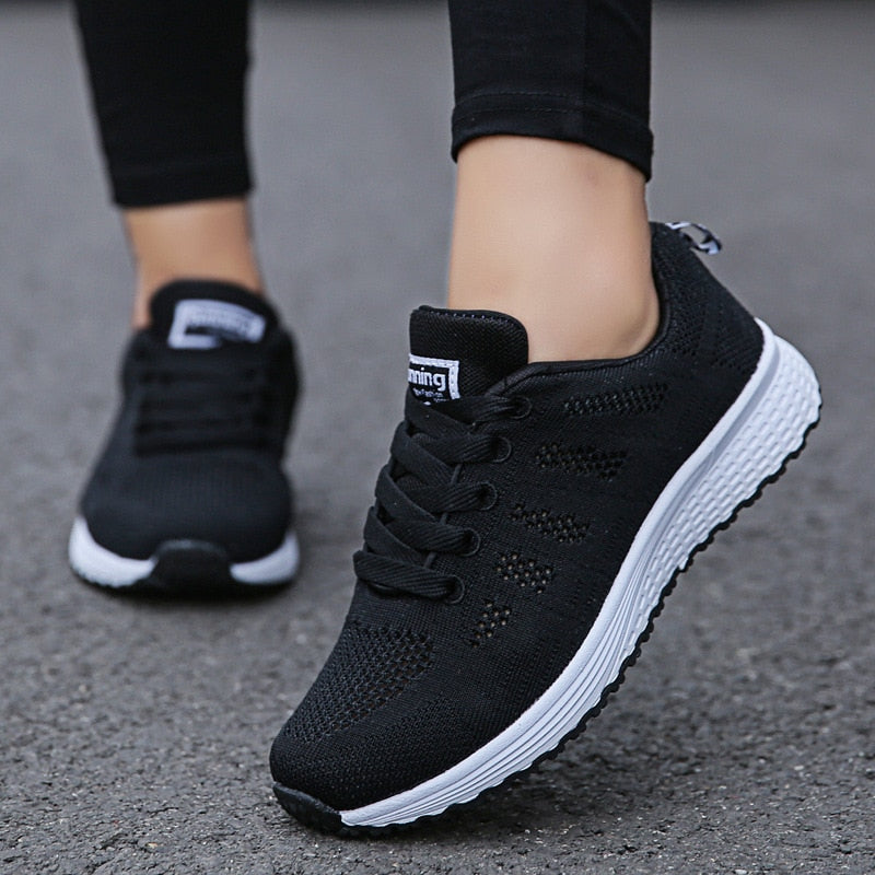 Ayla | Womens Lace Up Casual Walking Sneakers