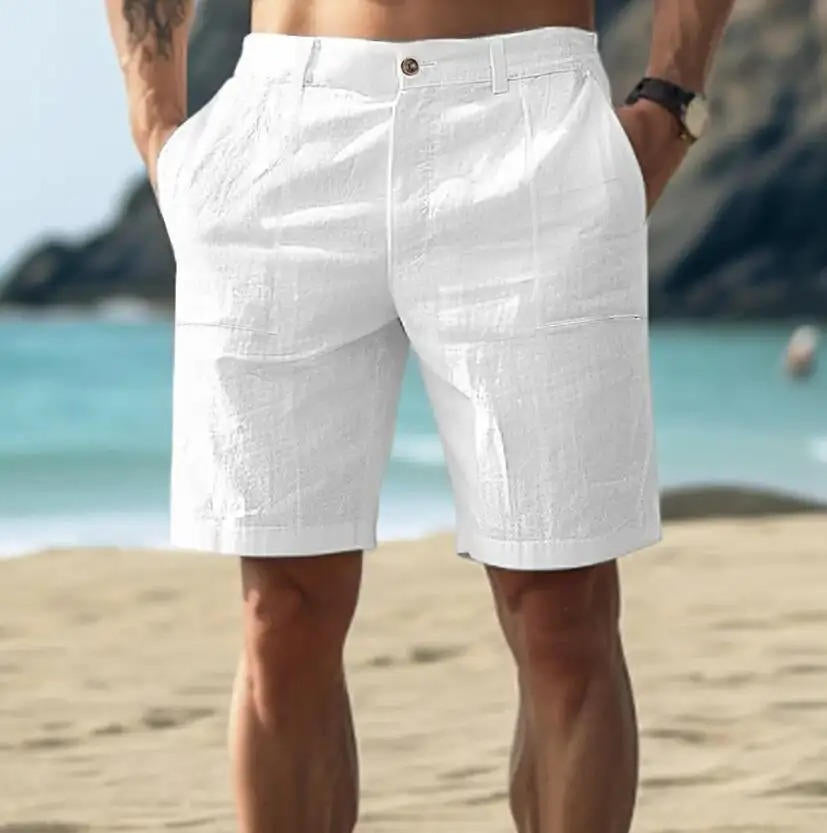 Louis | Men's Montarello Relaxed Linen Look Shorts