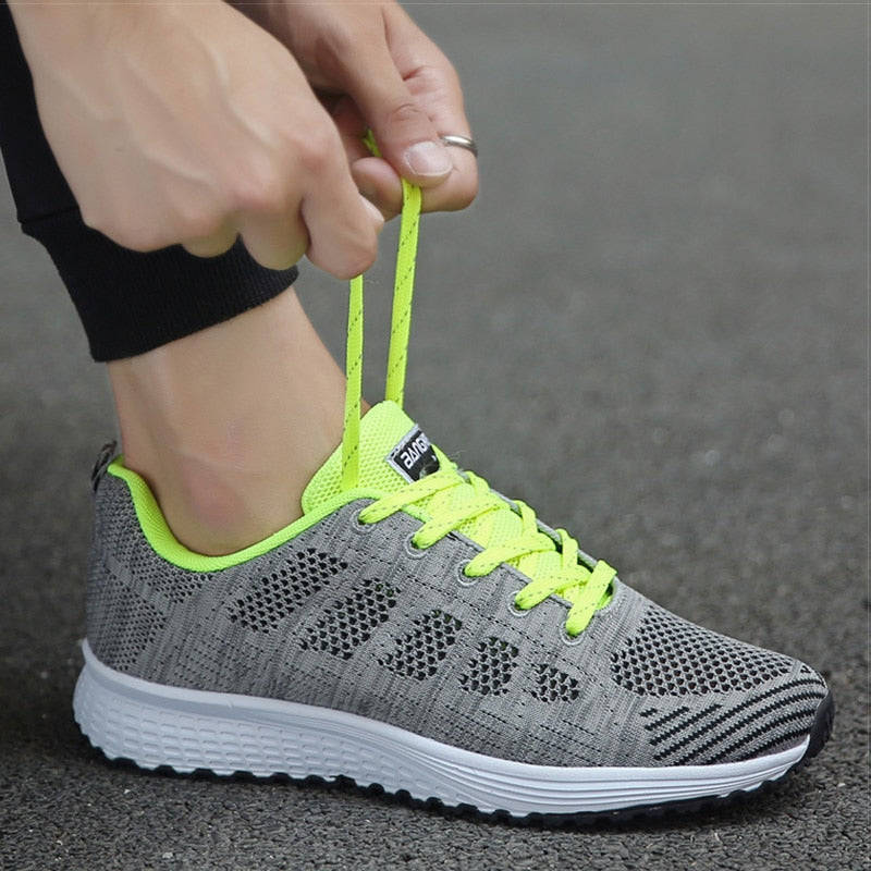 Ayla | Womens Lace Up Casual Walking Sneakers