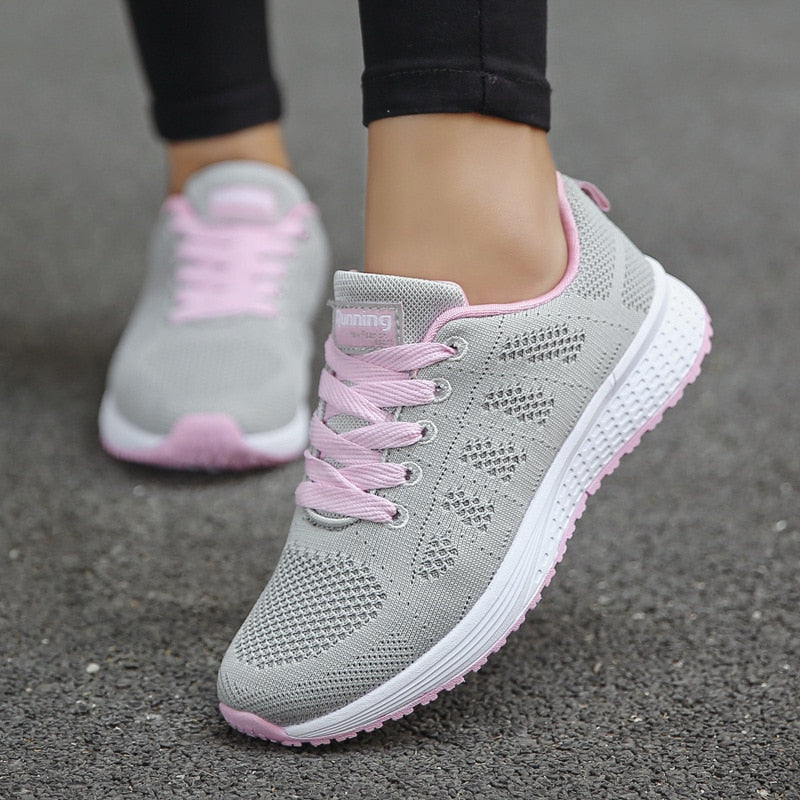 Ayla | Womens Lace Up Casual Walking Sneakers