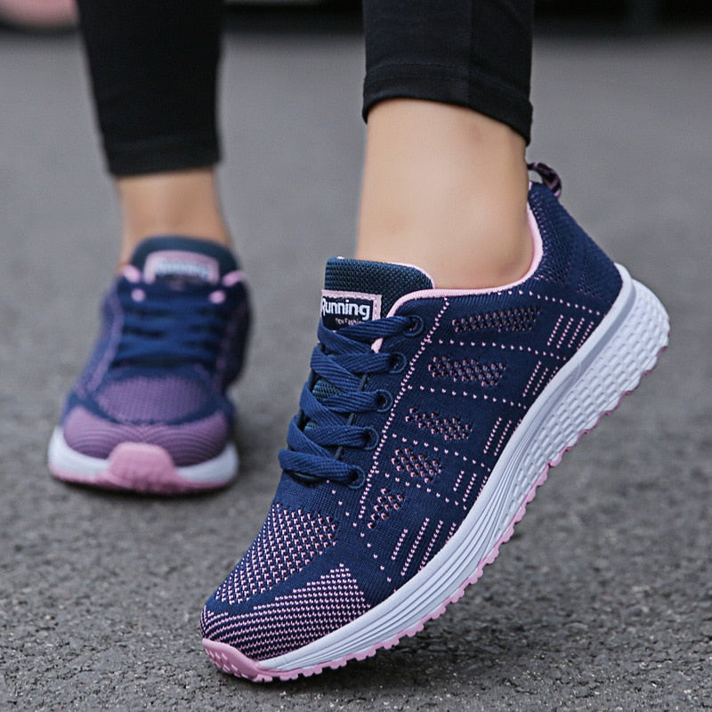 Ayla | Womens Lace Up Casual Walking Sneakers