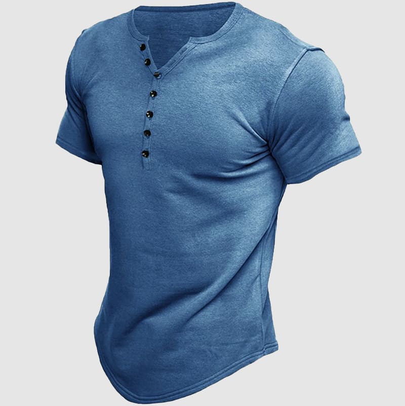 Lino | Men’s Short Sleeve Henley Shirt
